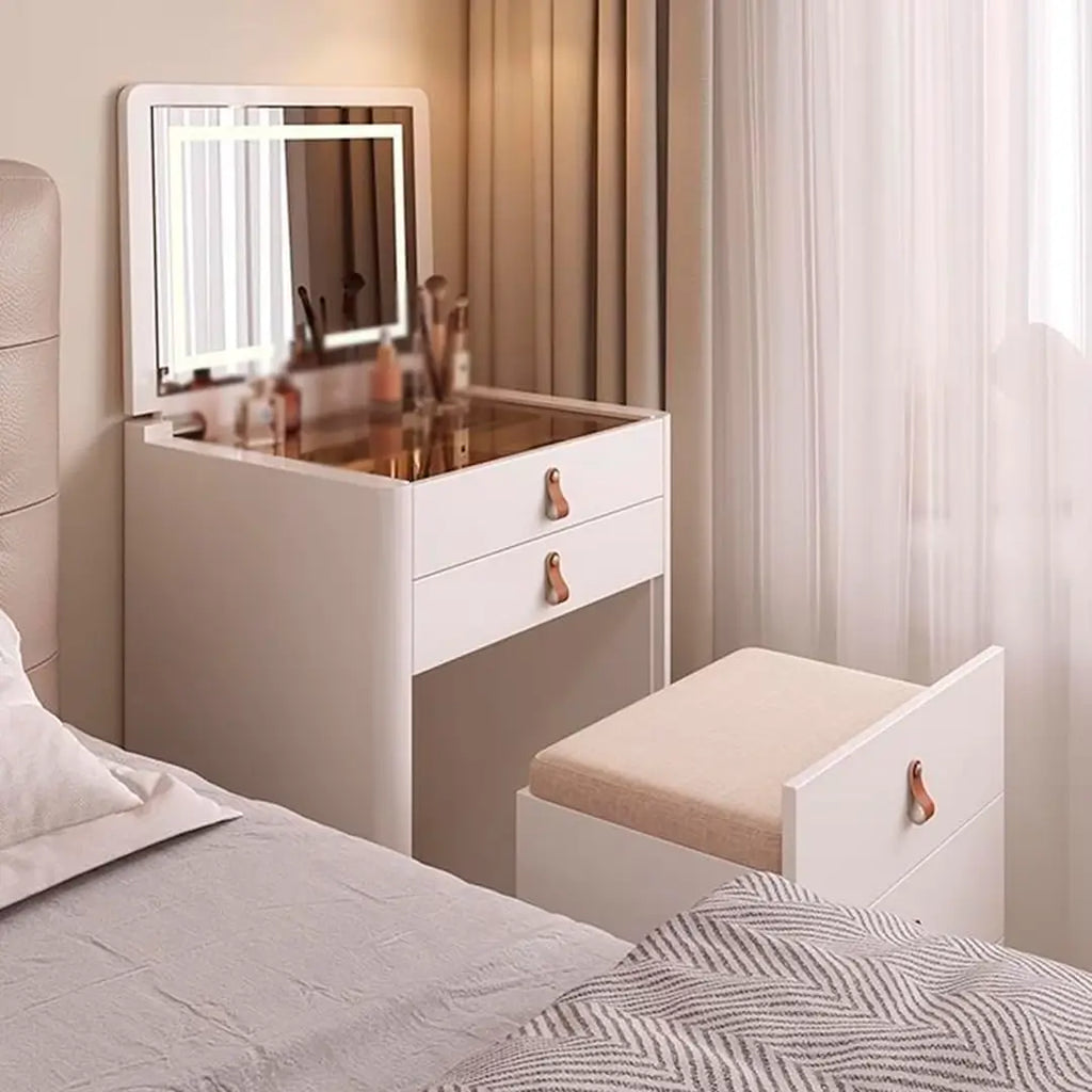 ¡Solo HOY | Juego de Mesa Tocador Flip 3 en 1 Belly + REGALO: Mueble Premium