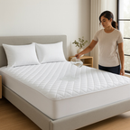 [COMPRÁ 1, LLEVÁ 3] Hydra Soft™ Juego de Cama Impermeable Premium – Sábana Ajustable + 2 Fundas