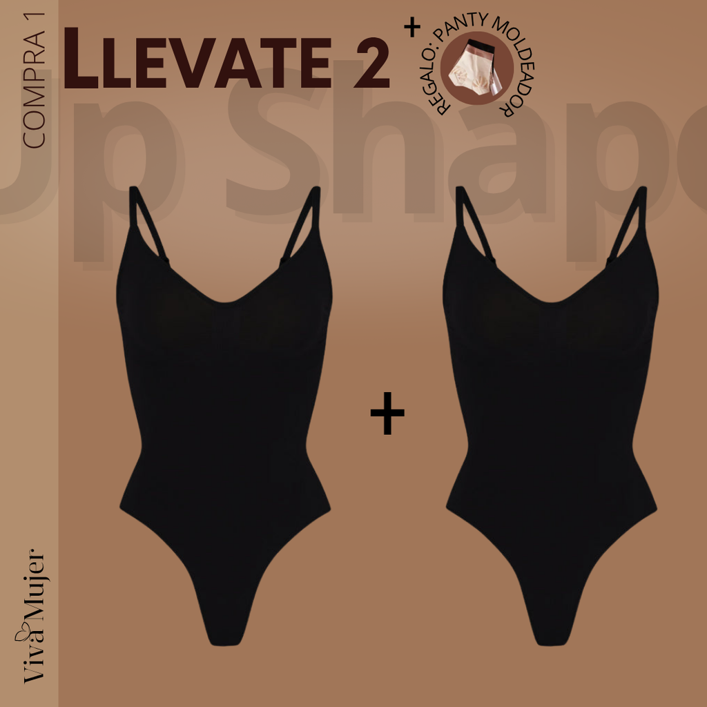 [Llevá 2, Pagá 1] Body Moldeador Up Shaper + Regalo Culotte Modelador